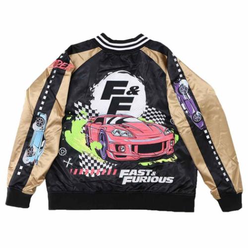 ワイルドスピード 映画キャラクター アウター スカジャン 3L スピードレースカー