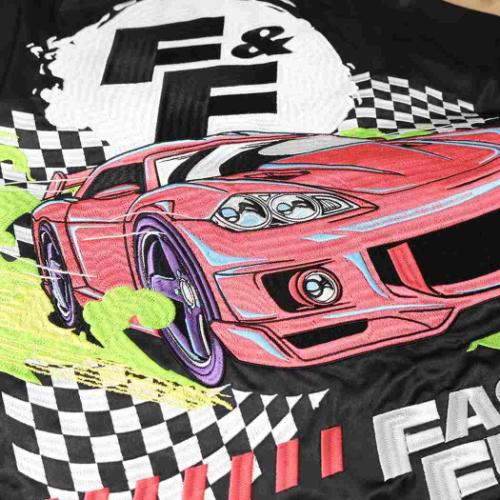 ワイルドスピード 映画キャラクター アウター スカジャン 3L スピードレースカー