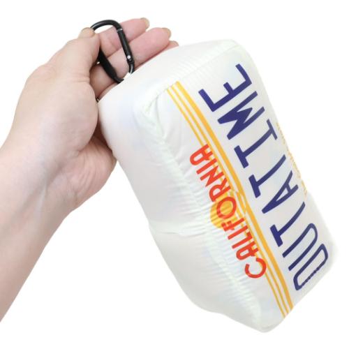 バックトゥザフューチャー グッズ ひざ掛け毛布 映画キャラクター ポーチ付きブランケット プレートブランケット