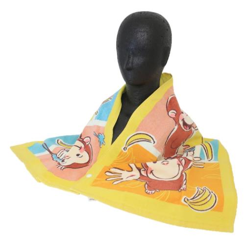 おさるのジョージ グッズ 子供用プールタオル 絵本キャラクター ジュニアバスタオル バナナキャッチ