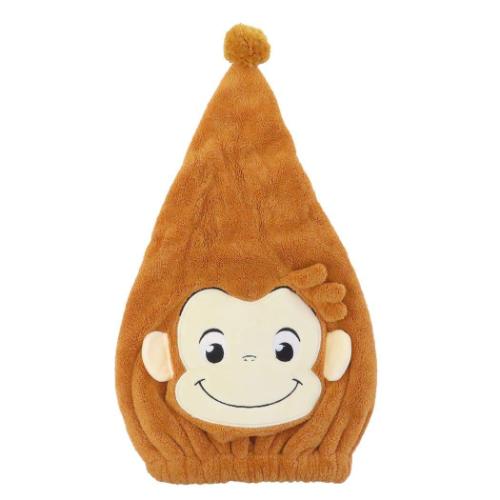 おさるのジョージ バラエティキャップタオル キッズタオル