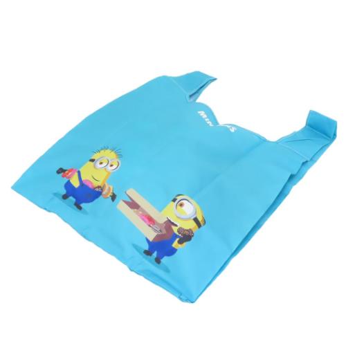 エコバッグ ショッピングバッグ スナックアタックエコ ミニオンズ ユニバーサル映画 丸眞 お買い物かばん