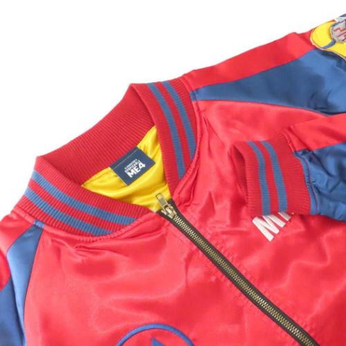 ミニオン グッズ アウター ユニバーサル映画 キャラクター スカジャン L アンストッパブルレッド