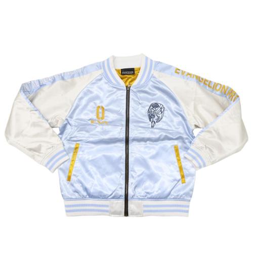 エヴァンゲリオン アウター スカジャン L 綾波レイ 丸眞 メンズ レディース ユニセックス オーバーサイズ キャラジャン