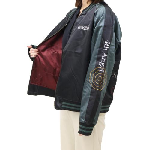 エヴァンゲリオン アニメキャラクター アウター スカジャン L 第4の使徒 グッズ