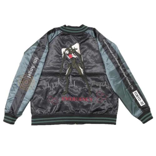 エヴァンゲリオン アニメキャラクター アウター スカジャン 3L 第4の使徒