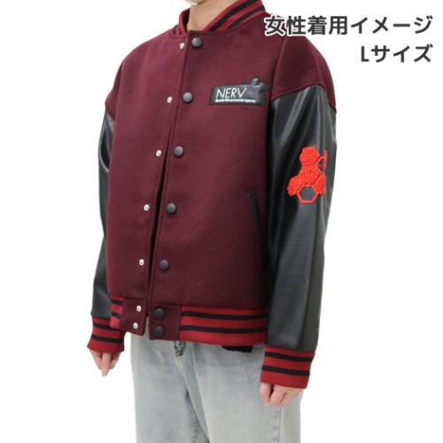 アウター スタジャン エヴァンゲリオン ネルフキャラジャン 丸眞