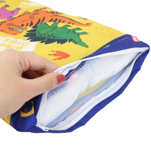 ジュラシックワールド グッズ 子供用枕 映画キャラクター ジュニアまくら ペイントダイナソー