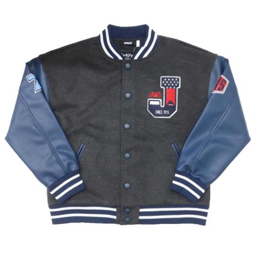 ジョーズ アウター レディース スタジャン ブルーバックシャーク L 丸眞 プレゼント スカジャン オーバーサイズ