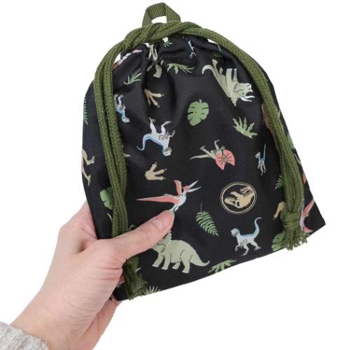 巾着袋 巾着S ジュラシックワールド ネイチャーワールド 恐竜 丸眞 入園入学準備雑貨