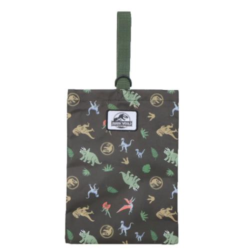 靴用バッグ シューズバック ジュラシックワールド ネイチャーワールド 丸眞 恐竜 上履き 上靴 子供