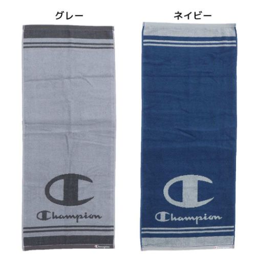 チャンピオン スポーツブランド フェイスタオル ジャガード