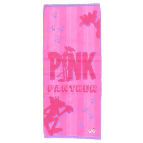 フェイスタオル ジャガードロングタオル ピンクパンサー キュート