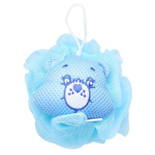 ケアベア ボディスポンジ 泡スポンジ ボール ベッドタイムベア CareBears 丸眞 泡立てネット お風呂グッズ