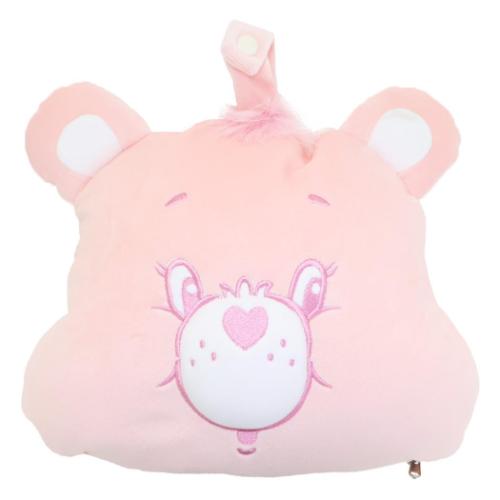 ケアベア CareBears キャラクター クッション マスコット付きネックピロー のんびりチアベア