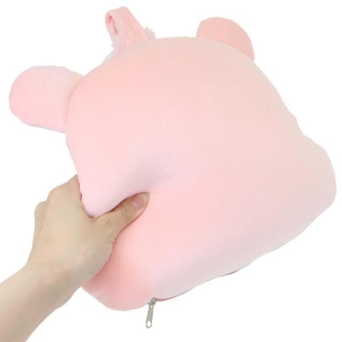 ケアベア CareBears キャラクター クッション マスコット付きネックピロー のんびりチアベア