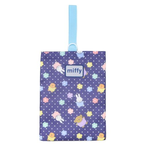 シューズバック 靴用バッグ ネイビーエレガント ミッフィー ディックブルーナ 丸眞
