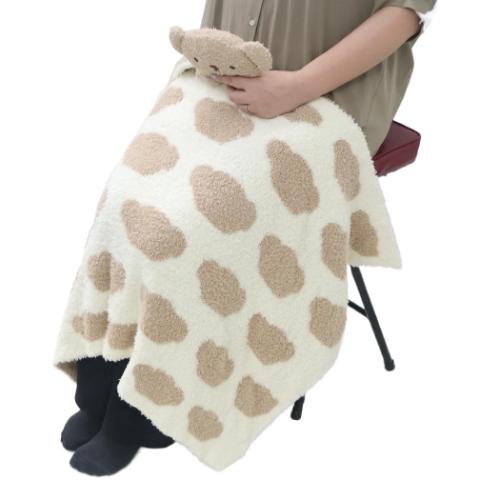 ひざ掛け毛布 マスコット付きブランケット フラッフィーボリス ミッフィー ディックブルーナ 丸眞 ウォーマー雑貨