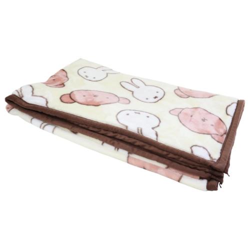 ミッフィー 絵本キャラクター 毛布 ポリエステルマイヤー毛布 ふたりでぬくぬく ディックブルーナ