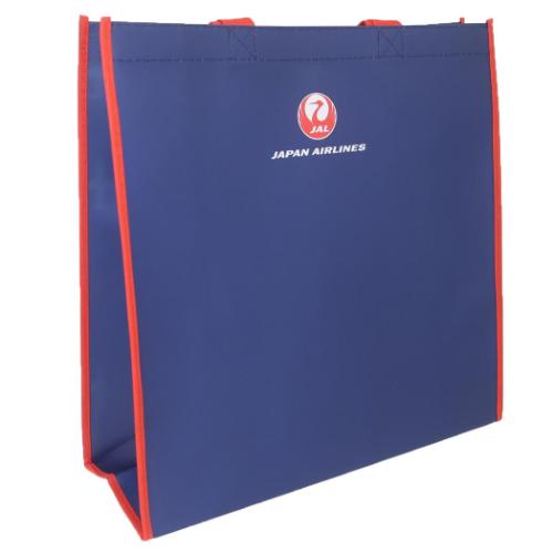 手提げかばん 不織布バッグ ナイトフライト JAL 日本航空 丸眞 プレゼント