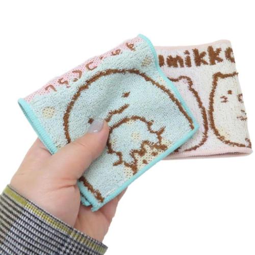 ポケットタオル2P ミニタオル すみっコぐらし サンエックス ポケットとすみっコ 新入学 丸眞 プチタオル 子供 幼稚園 キャラクター