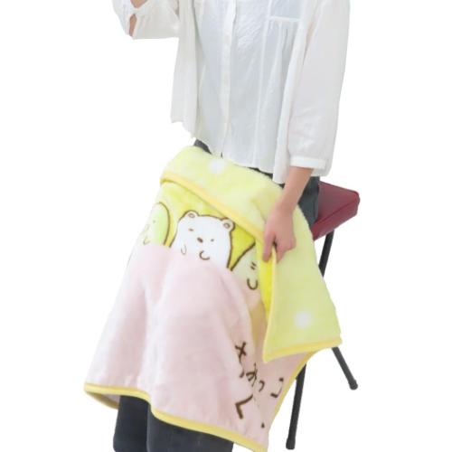 ひざ掛け毛布 ブランケット サンエックス すみっコぐらし よこならびすみっコ 丸眞