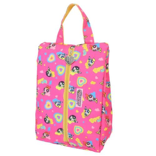 パワーパフガールズ シューズバッグ シューズケース キャラクター ハ?ワーキュートヒ?ンク