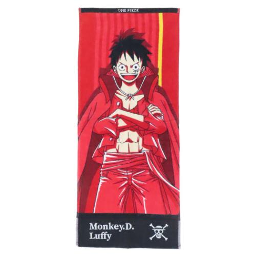 ONE PIECE ワンピース ルフィ ビッグタオル ニカ 今治 藤高タオル 着るバスタオル 百貨店福袋 ONE PIECE モンキー·D·ルフィ ビッグ