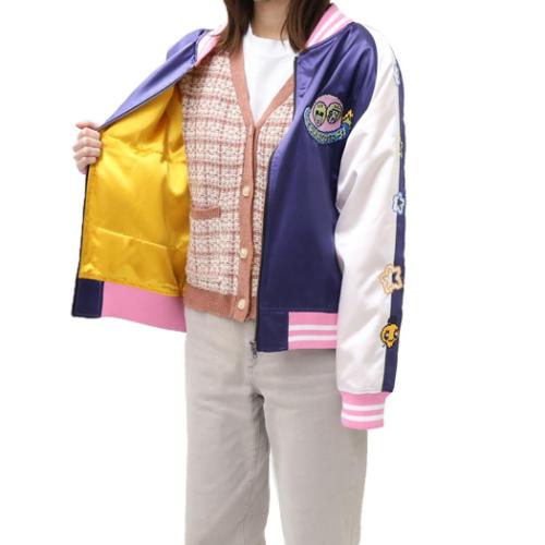 アウター スカジャン Lサイズ たまごっち ドットたまごっち バンダイ メンズ レディース ユニセックス オーバーサイズ キャラジャン キャラクター