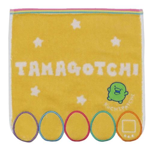 ハンドタオル ミニタオル たまごっち カラフルくちぱっち バンダイ 汗