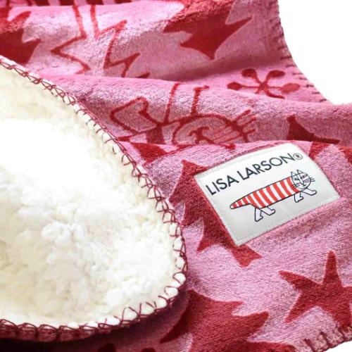 オパール加工ブランケット ひざ掛け毛布 リサラーソン ウィンターマイキー 丸眞 ウォーマー雑貨 防寒用品