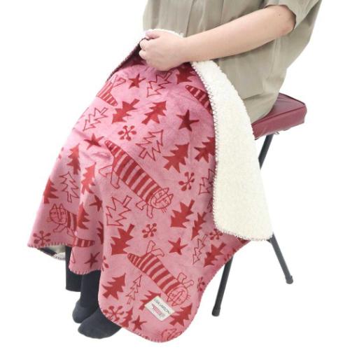 オパール加工ブランケット ひざ掛け毛布 リサラーソン ウィンターマイキー 丸眞 ウォーマー雑貨 防寒用品