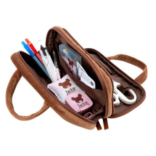 ソーイングセット Wファスナーバッグ 手芸用品 くまのがっこう ジャッキーフェイス ミササ