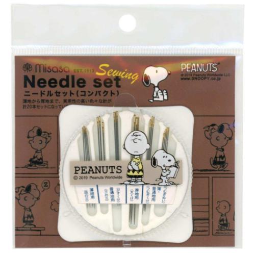 スヌーピー ニードルセット コンパクト ピーナッツ 手芸用品 キャラクター ミササ
