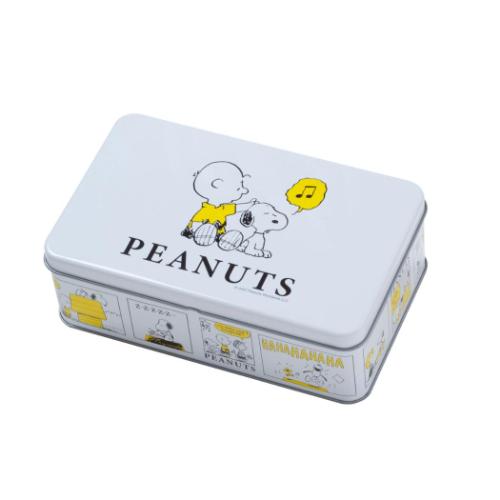 手芸用品 ソーイングセット ブリキ缶タイプ ピーナッツ スヌーピー ホワイト ミササ 裁縫セット