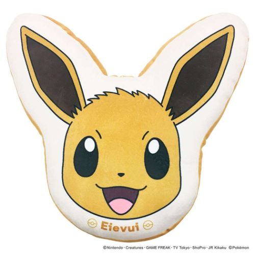 ポケットモンスター クッション もちもちフェイスクッション イーブイ