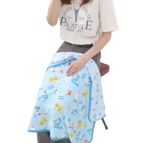 ポケットモンスター 接触冷感ひんやりひざ掛け クールブランケット ポケモン モリシタ 夏用寝具 お昼寝