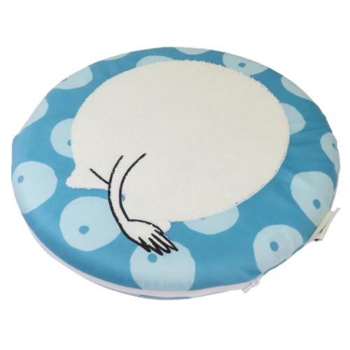 クッション さがら刺繍低反発シートクッション 北欧 ムーミン モリシタ 座布団