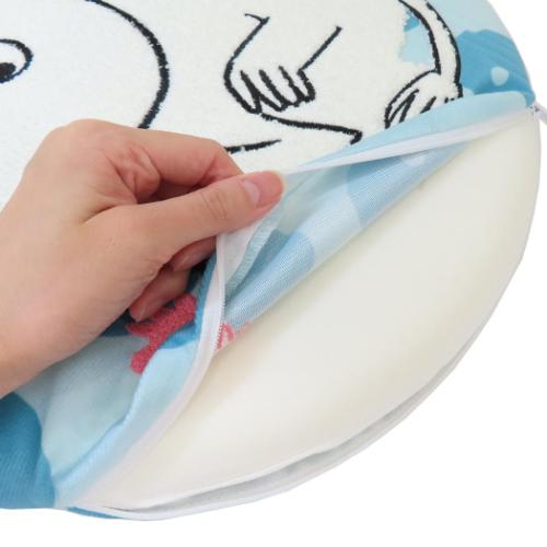 クッション さがら刺繍低反発シートクッション 北欧 ムーミン モリシタ 座布団