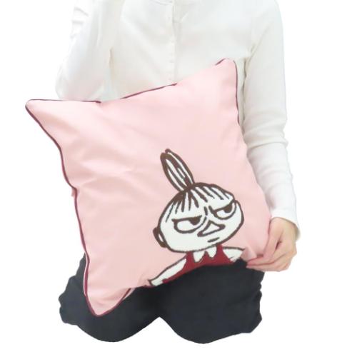 さがら刺繍クッションカバー ファブリック雑貨 ムーミン リトルミイ 北欧 モリシタ インテリア キャラクター