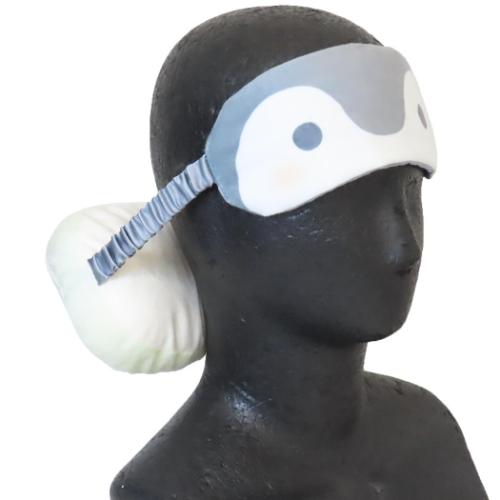 コウペンちゃん グッズ 枕＆アイマスク キャラクター まくら付きアイピロー