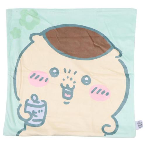 ひざ掛け毛布 ボア付 ブランケット シロクマパターン しろくま グレイ