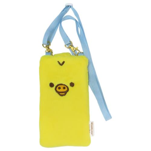 リラックマ グッズ スマホポシェット サンエックス キャラクター モフモフスマホポーチ