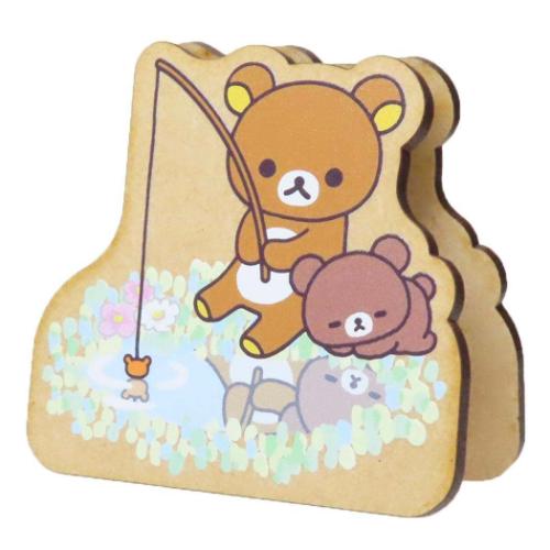 リラックマ グッズ クリップ サンエックス キャラクター ダイカットメモスタンド