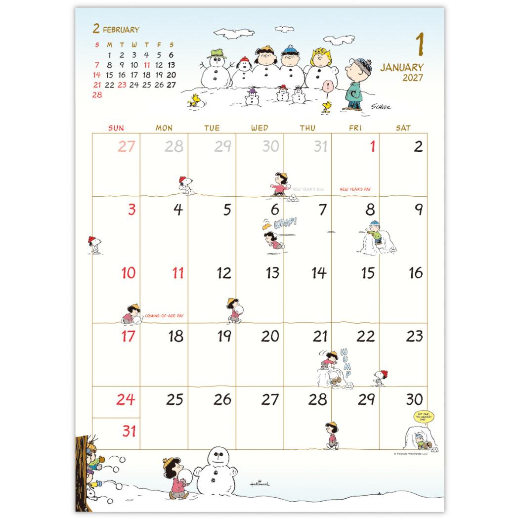 スヌーピー 2027 Calendar 壁掛け...の詳細画像2
