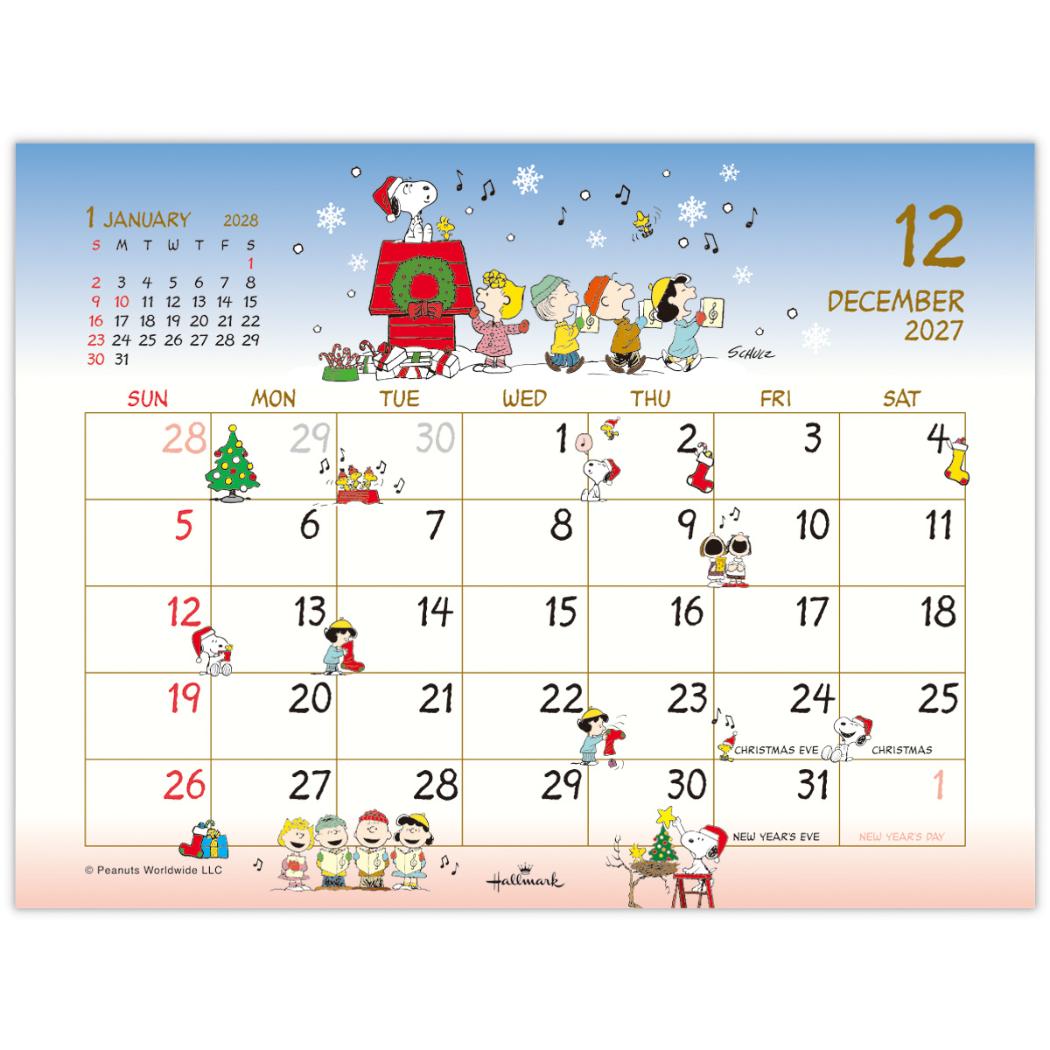 スヌーピー 2027 Calendar 卓上カ...の詳細画像3