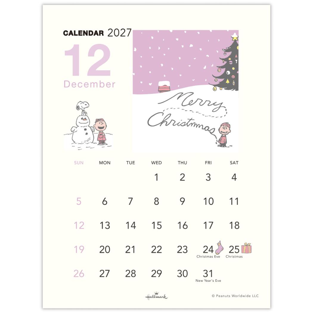 スヌーピー 2027 Calendar 卓上カ...の詳細画像3