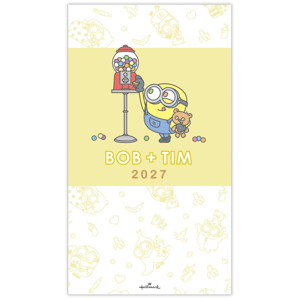 ミニオンズ 2027 diary 2027年 手帳 スリムマンスリーダイアリー MN