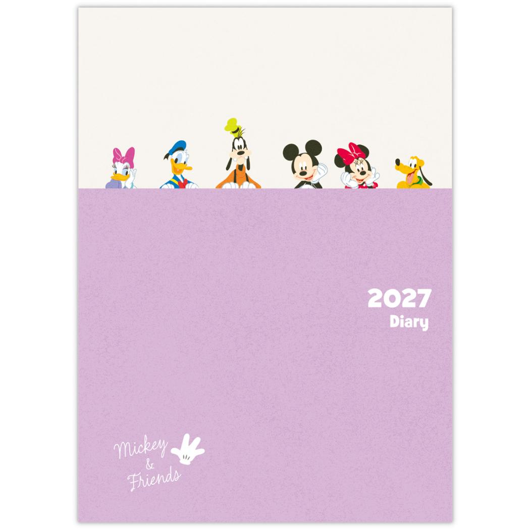 予約】ディズニーキャラクター 2027 diary 2027年 手帳 A5ファミリー