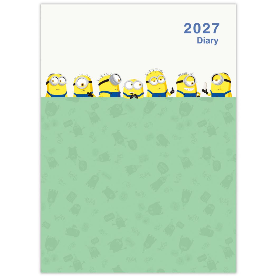 ミニオンズ 2027 diary 2027年 手帳 A5ファミリーダイアリー MNA5